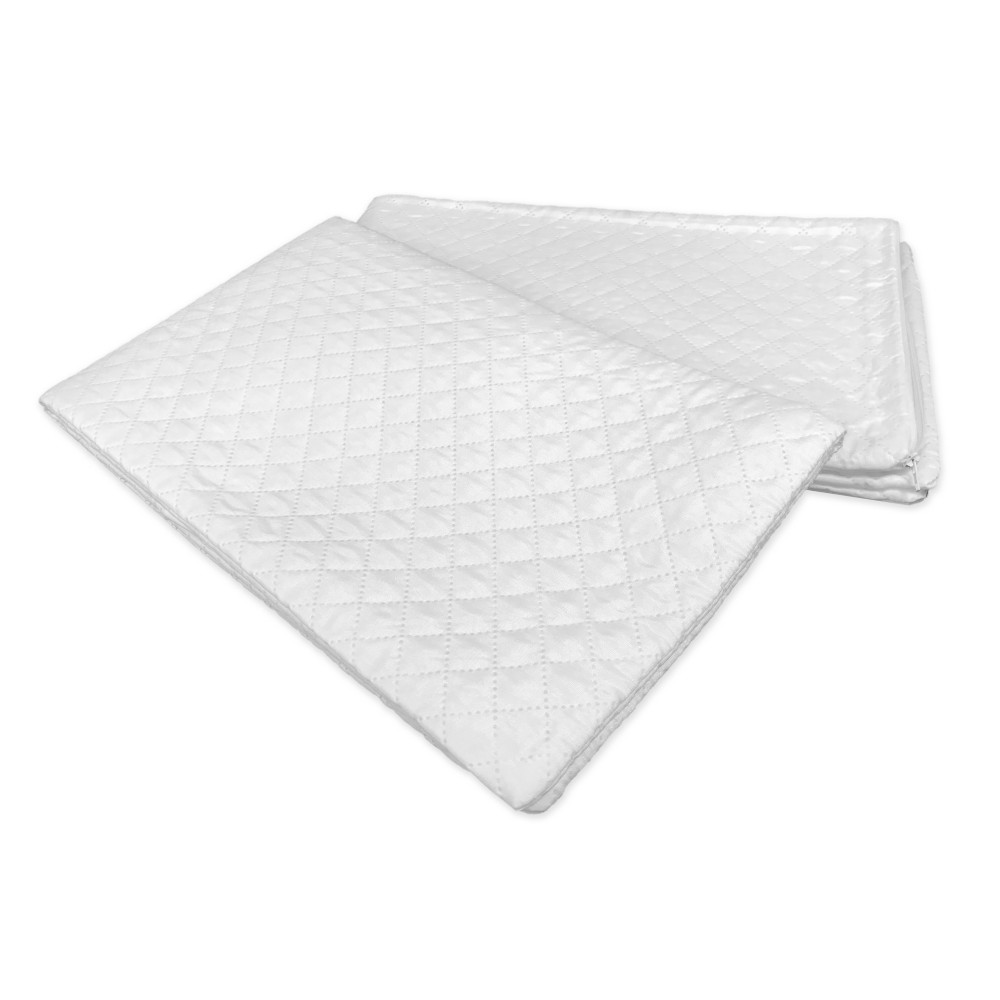 PAR DE FUNDAS DE ALMOHADA ACOLCHADAS CON CREMALLERA