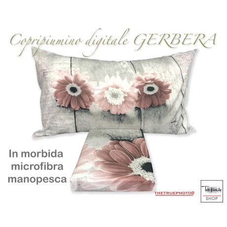 COPRIPIUMINO IMA.TEX FOTOGRAFICO GERBERA ROSA 2