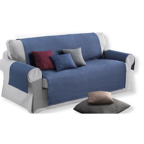 Couverture de canapé BL SALVADIVANO BULLE BLEUE À EFFET MASSANT 2