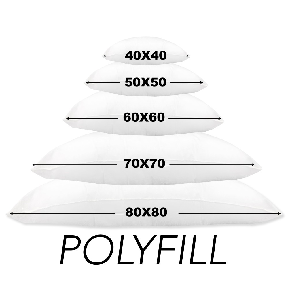 IMBOTTITURA POLYFILL PER CUSCINO INTERNO POLIESTERE TUTTE LE MISURE