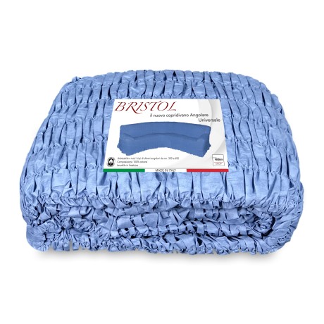 BRISTOL FUNDA DE SOFÁ ESQUINA UNIVERSAL AZUL LISO 2