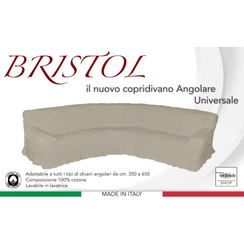 UNIVERSELLER ECKSOFABEZUG BRISTOL CREME UNI