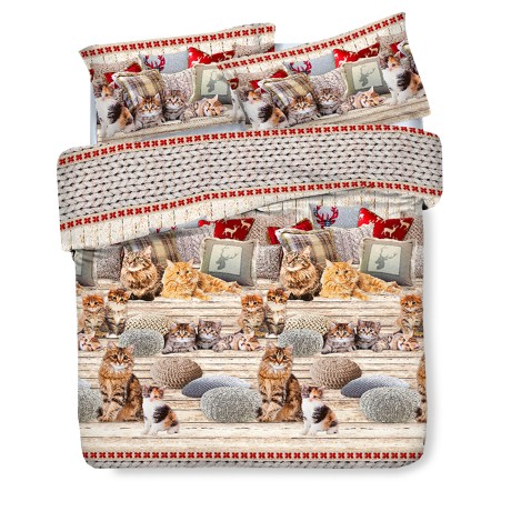 DUVET COVER CAT CAT PILLOWS