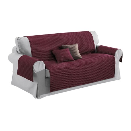 Couverture de canapé BX SALVADIVANO BULLES DE BORDEAUX À LA DE MASSAGE EFFET PAS DE FER À REPASSER 2