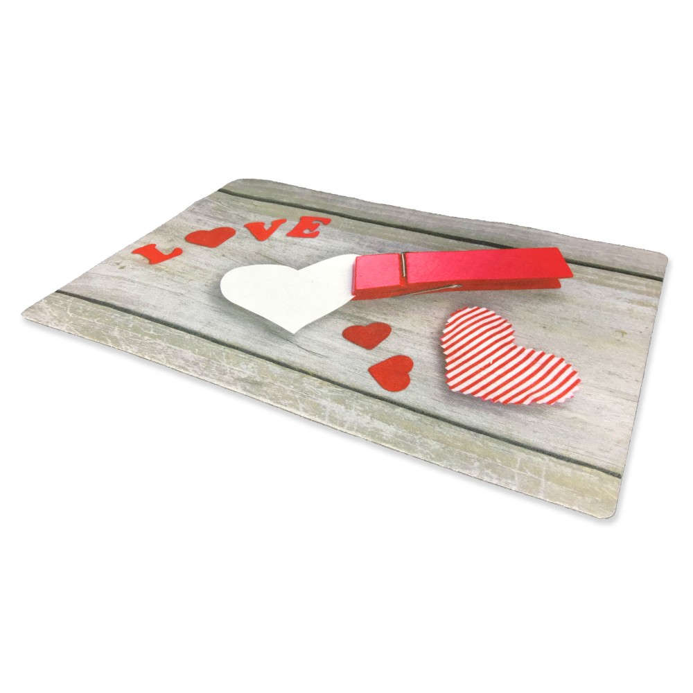 DIGITAL DOORMAT RUG CM.40X60 CUORE PEG