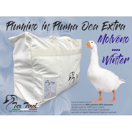 PIUMINO OCA TEX TIROL © MOLVENO WINTER 80% PIUMINO OCA / 20% PIUMA OCA 2