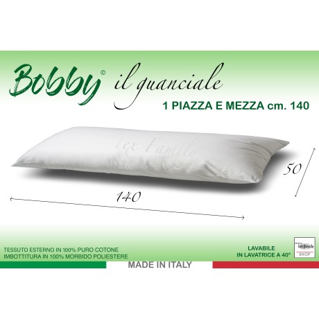 COJÍN DE ALMOHADA BOBBY CAMA DE 1 CM Y MEDIO DE LARGO. 140 MIS. CM. 50 X 140