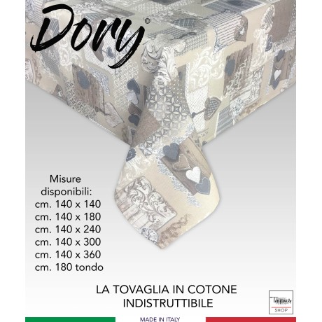 MANTEL DORY CORAZÓN TIROLÉS BEIGE MARGOT