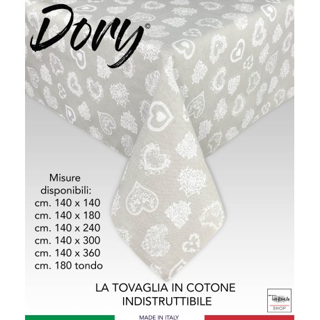 TIROLER DORY TISCHDECKE WEISSES HERZ