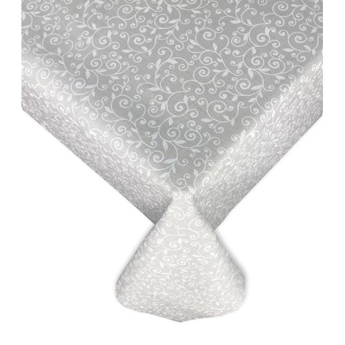DORY TISCHDECKE WEISS ARABESQUE