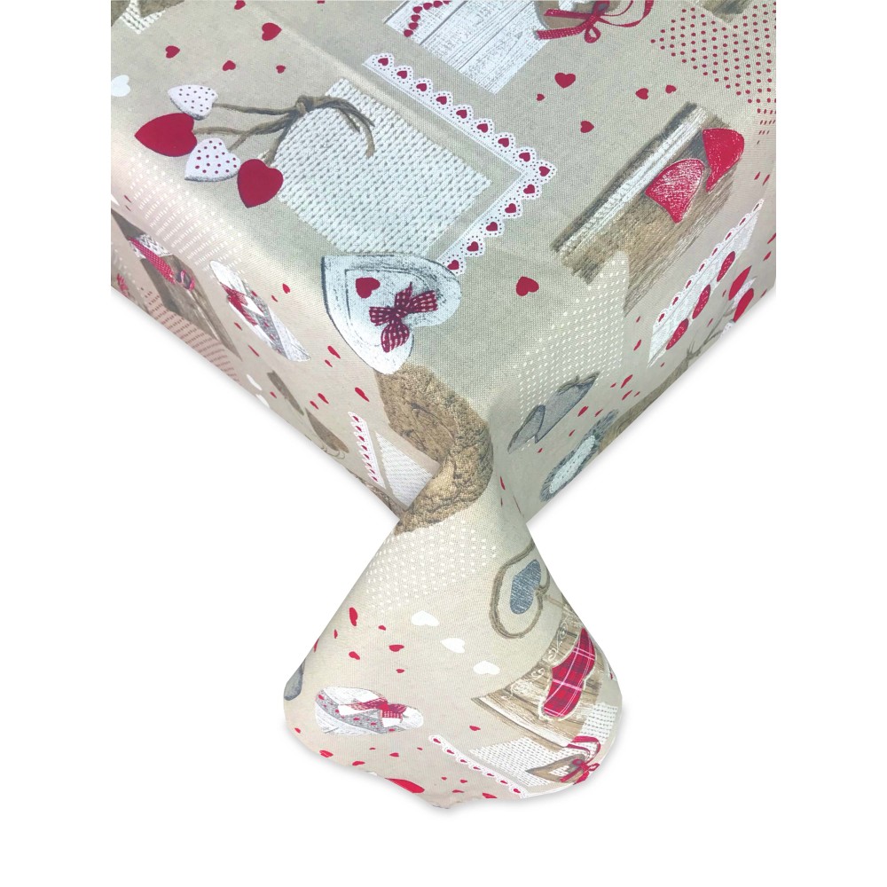 TIROLER DORY TISCHDECKE HERZ STECHPALME