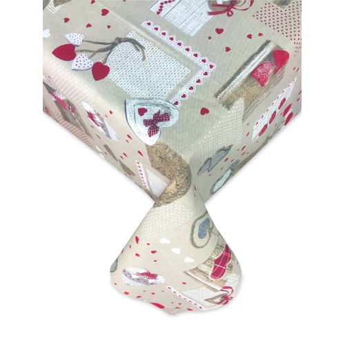 TIROLER DORY TISCHDECKE HERZ STECHPALME