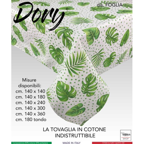 MANTEL DORY HOJA VERDE HOJAS VERDES