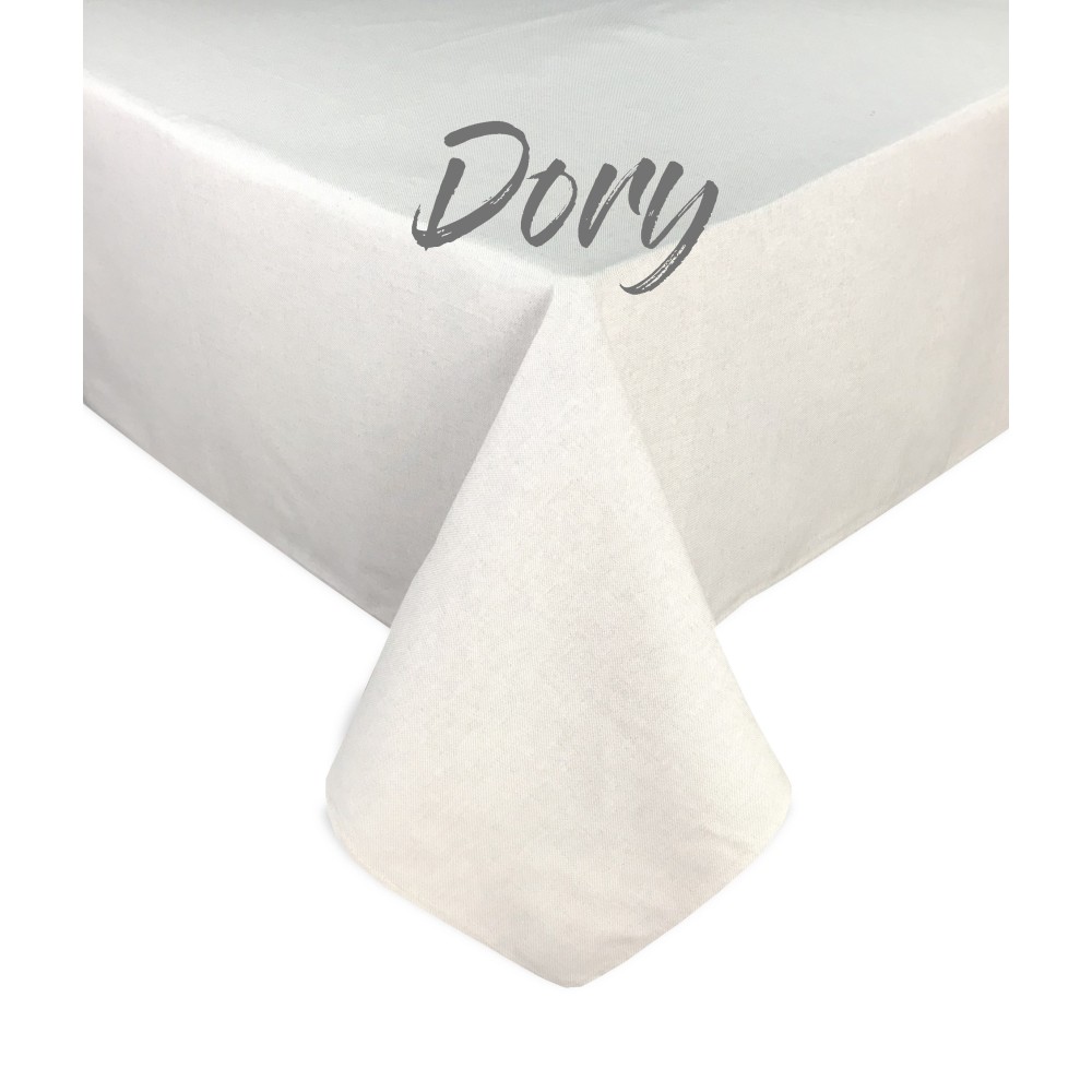 SOLID DORY TABLECLOTH BEIGE ECRU