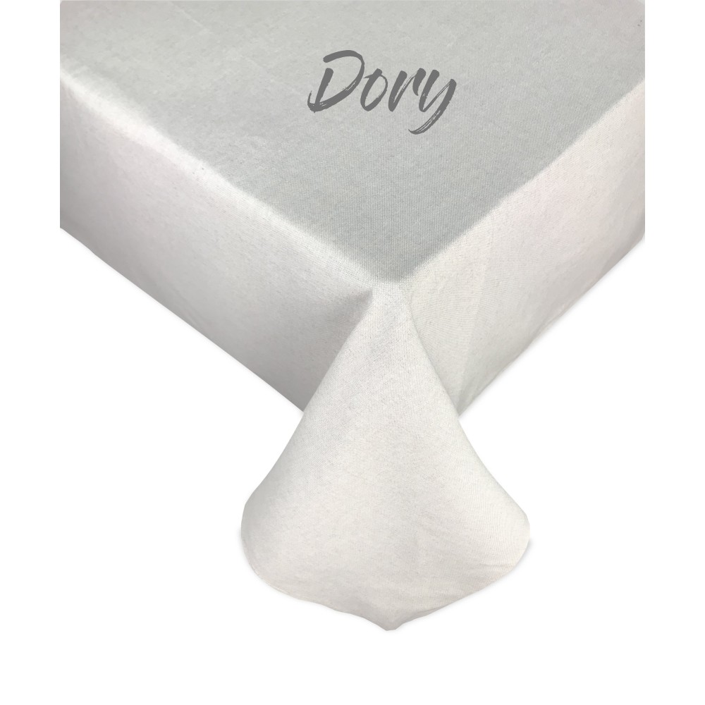 SOLID DORY TABLECLOTH BEIGE ECRU