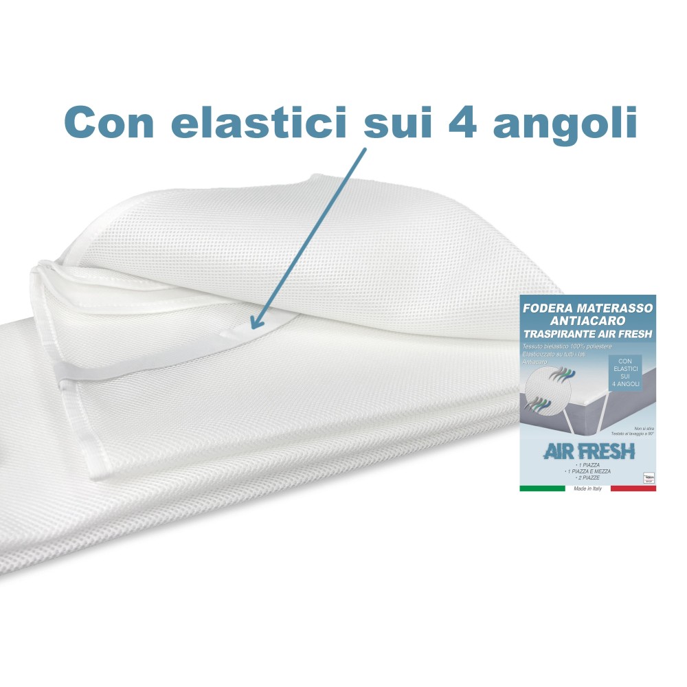 AIR FRESH ATMUNGSAKTIVER CROSSBAR ANTI-MILBEN-MATRATZENBEZUG