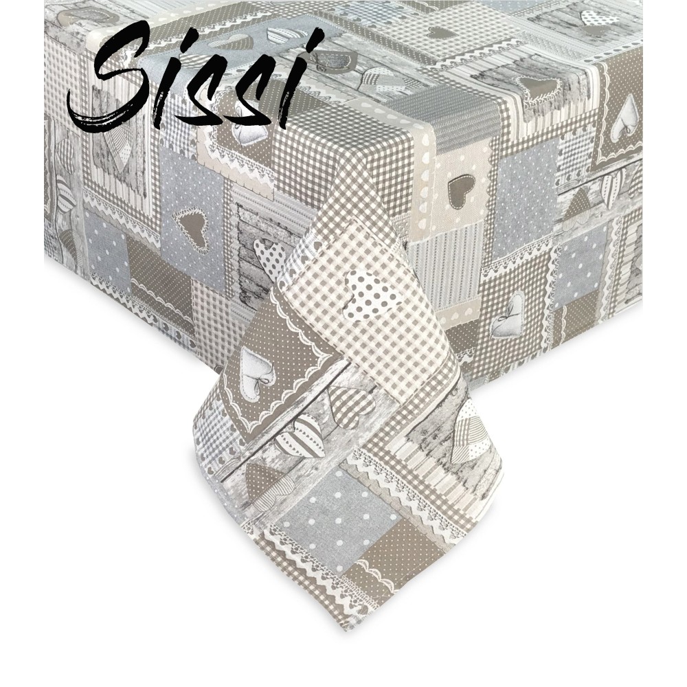 MANTEL SISSI EN ALGODÓN APRICA BEIGE