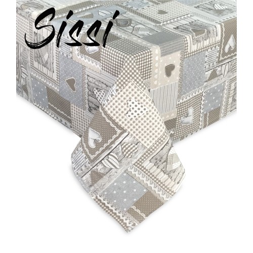 MANTEL SISSI EN ALGODÓN APRICA BEIGE