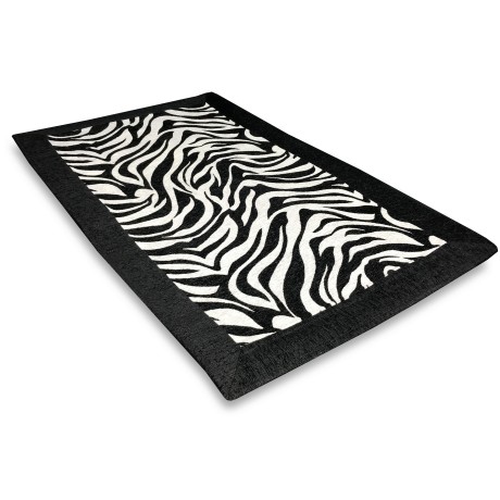 ALFOMBRA DE CEBRA DIS. CEBRA CM. 50X80 MILÍMETROS