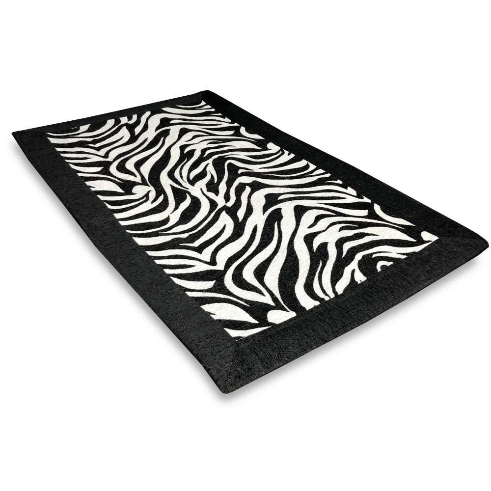 ALFOMBRA DE CEBRA DIS. CEBRA CM. 50X80 MILÍMETROS