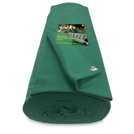 MANTEL MANTEL TARJETAS DE JUEGO ACRLICO VERDE PERSONALIZADO H.cm. 150 CON HOLOGRAMA