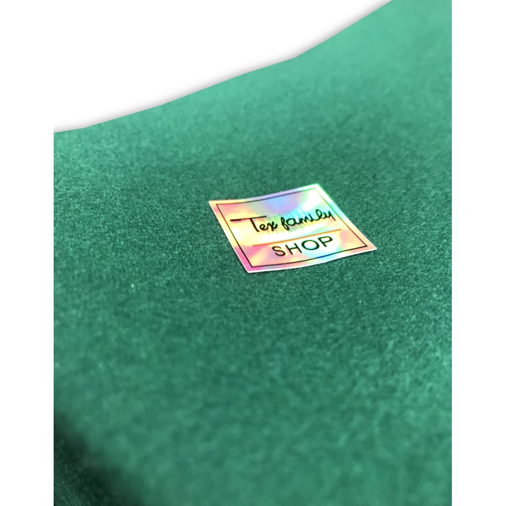 MANTEL MANTEL TARJETAS DE JUEGO ACRLICO VERDE PERSONALIZADO H.cm. 150 CON HOLOGRAMA