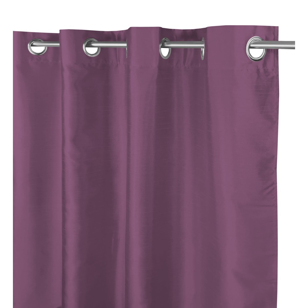 CORTINA PÚRPURA MALVA COLOR LISO CM.140X290 EMPAQUETADA