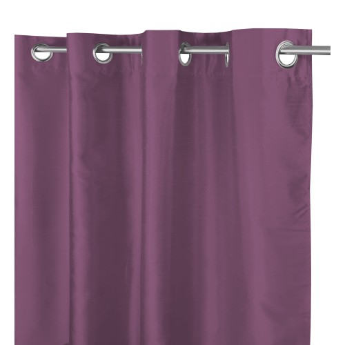 SOLID COLOR MAUVE PURPLE CURTAIN CM.140X290 PACKAGED
