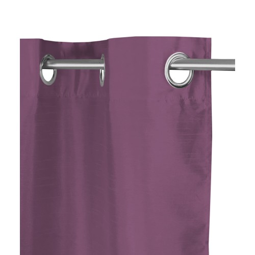 SOLID COLOR MAUVE PURPLE CURTAIN CM.140X290 PACKAGED
