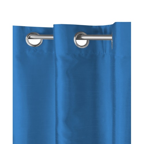 SOLID COLOR CURTAIN AVIO BLUE CM.140X290 PACKAGED