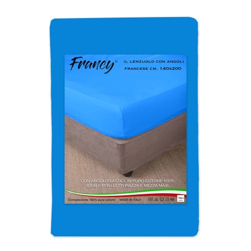 FRANKY BLATT MIT FRANZÖSISCHEN BLAUEN ECKEN 1 1/2 GROSSE MAXI