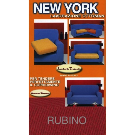 New York Stretch Sofa Bezug Rubin Burgund 2