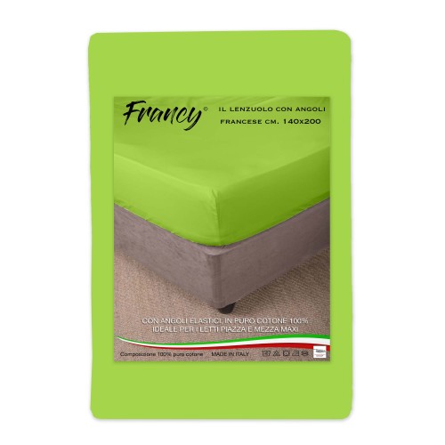 FRANCY SHEET WITH FRENCH ACID GREEN CORNERS 1 AND A HALF LARGE MAXI