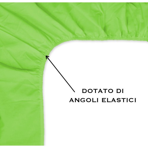FRANCY SHEET WITH FRENCH ACID GREEN CORNERS 1 AND A HALF LARGE MAXI