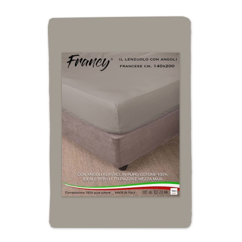 SÁBANA FRANCY CON ESQUINAS AVELLANA GRIS TÓRTOLA FRANCÉS 1 MAXI Y MEDIO GRANDE