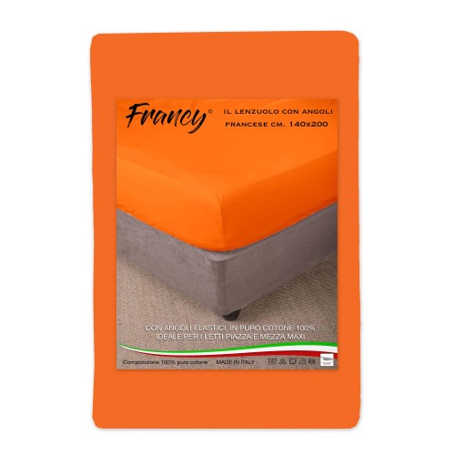SÁBANA BAJERA FRANCY NARANJA FRANCÉS 1 MAXI Y MEDIO GRANDE