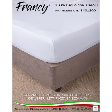 FRANCY BLATT MIT WEISSEN FRANZÖSISCHEN ECKEN 1 1/2 GROSSE MAXI 2