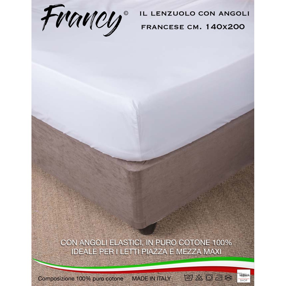 FEUILLE DE FRANCY AVEC COINS FRANÇAIS 1 BLANC ET UN DEMI-CARRÉ GRAND MAXI