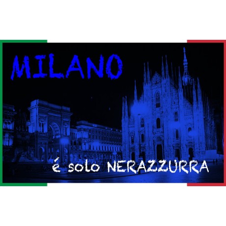 F.C. INTER SOFT RUBBER KEYRING und MILANO È Postkarte 2