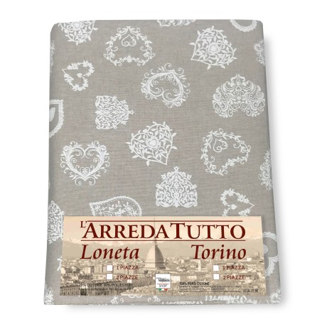 TOWEL FURNISHING COVER GRAN SCARF BEDSPREAD SOFA COVER DORY FABRIC WHITE HEART