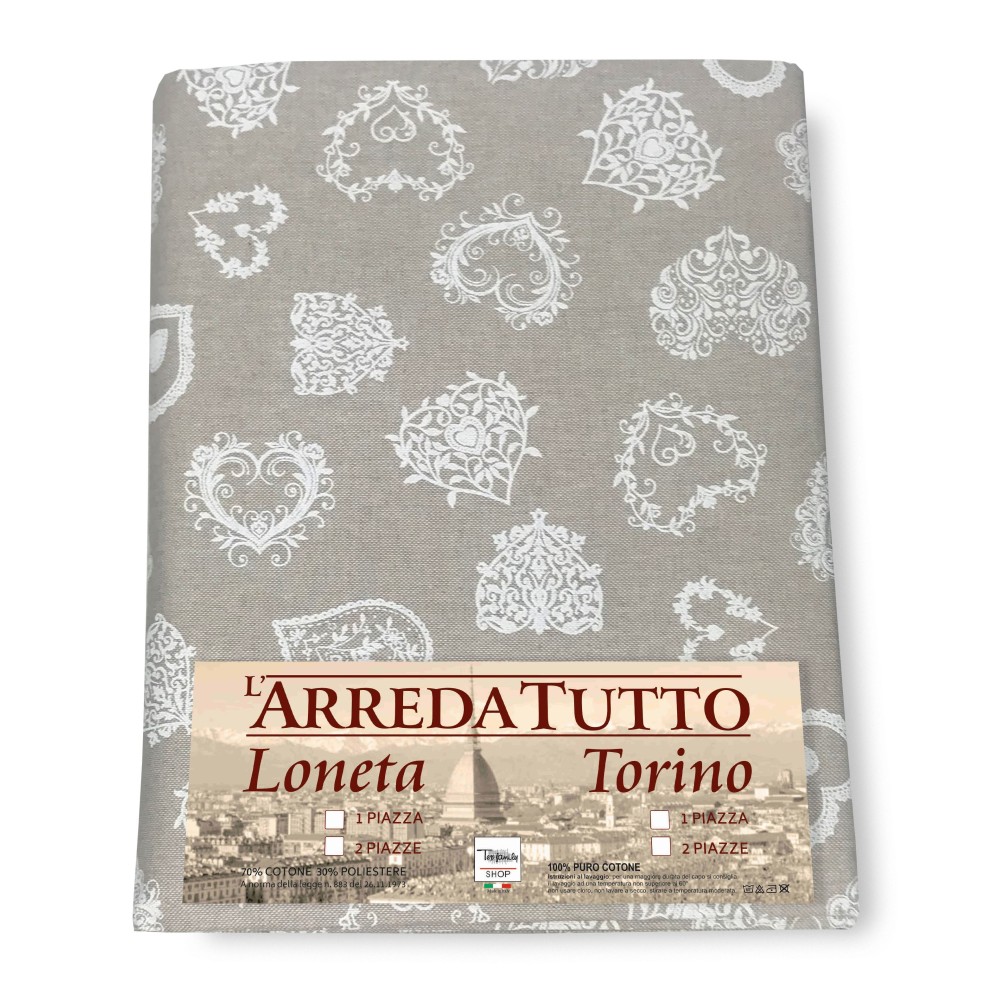 TOWEL FURNISHING COVER GRAN SCARF BEDSPREAD SOFA COVER DORY FABRIC WHITE HEART