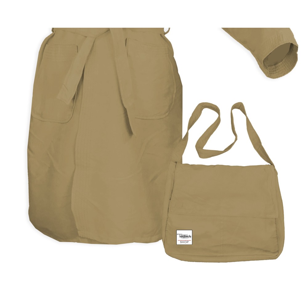 ALBORNOZ TÉCNICO PODDY DE MICROFIBRA BEIGE TOPO