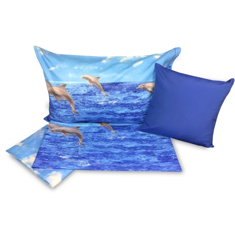 JUEGO DE SÁBANAS NATURE SEA DOLPHINS