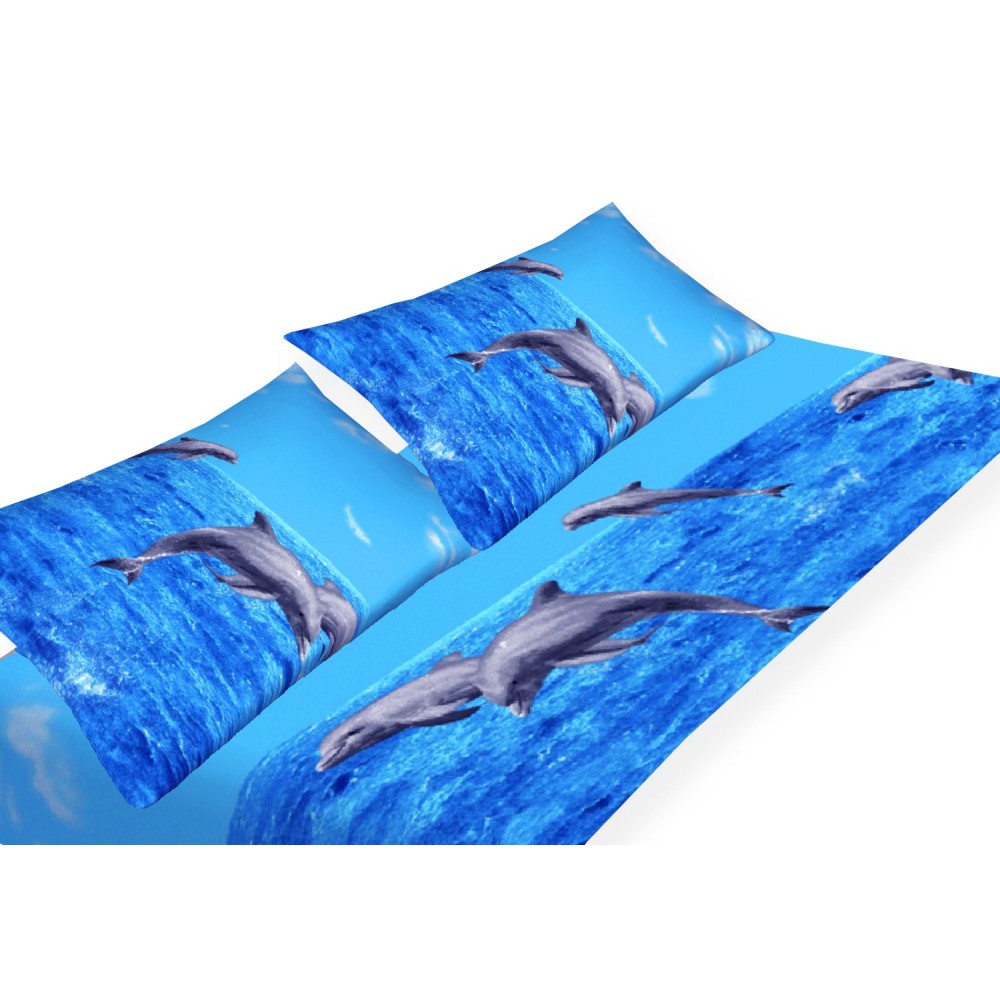 JUEGO DE SÁBANAS NATURE SEA DOLPHINS