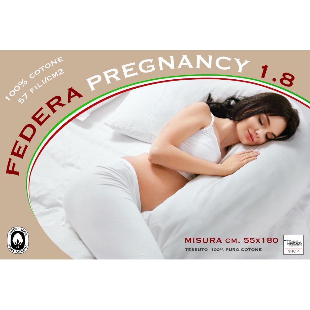 FUNDA DE ALMOHADA EMBARAZO EMBARAZO TAMAÑO 1,8 cm. 55 x 180
