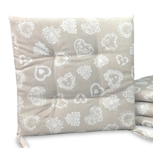 SOFT DORY TYROLEAN HEART WHITE MOUNTAIN STUHLBEZUG