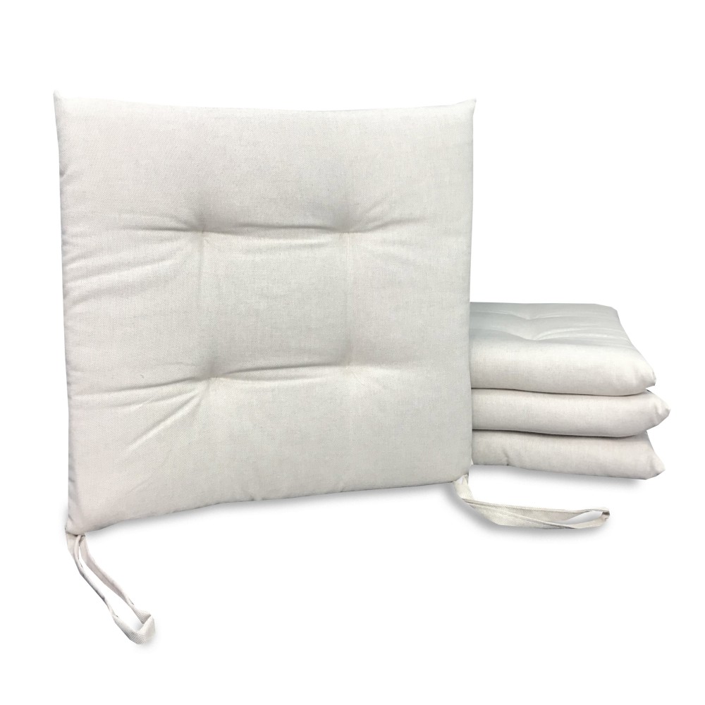 CHAIR COVER MORBIDENE DORY CHAIR CUSHION SOLID COLOR BEIGE ECRU