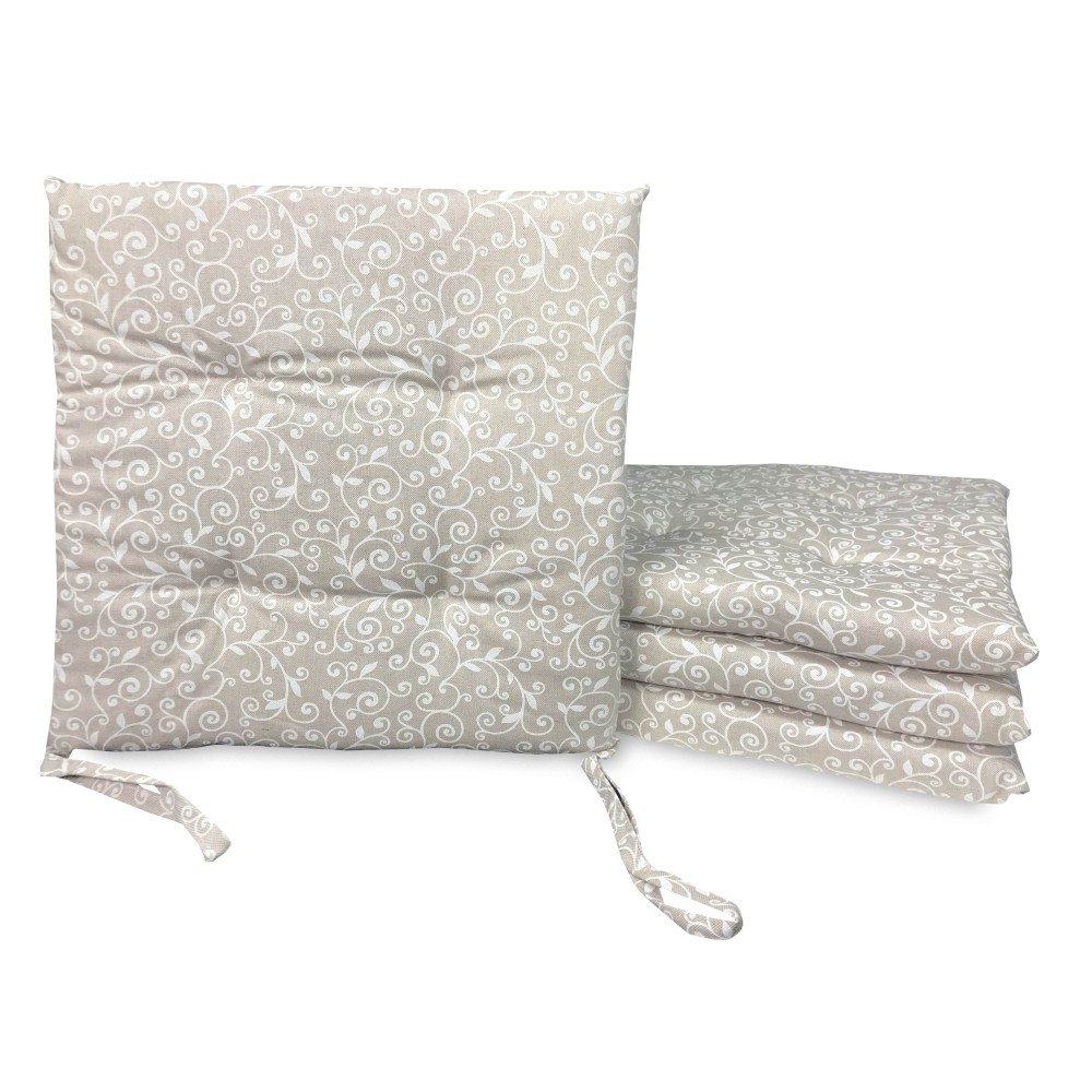 FUNDA SILLA MORBIDENE DORY ARABESQUE BLANCO