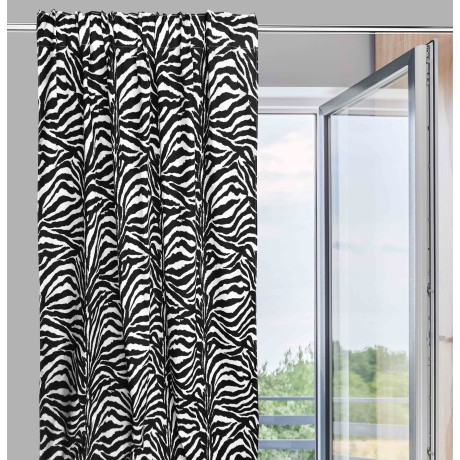 TENDA ZEBRA ZEBRATA BIANCO NERA  CM. 140X280 MADE IN ITALY