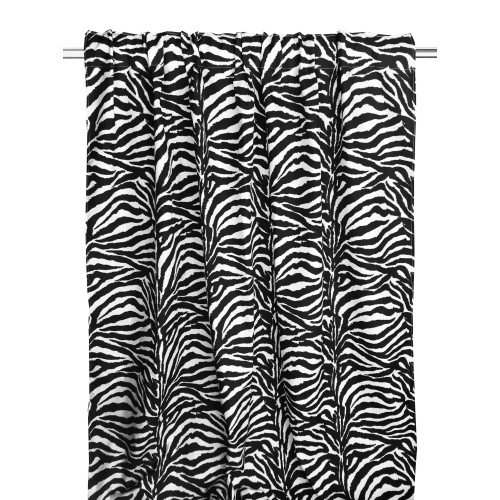 ZEBRA ZEBRA VORHANG WEISS SCHWARZ CM. 140X280 HERGESTELLT IN ITALIEN